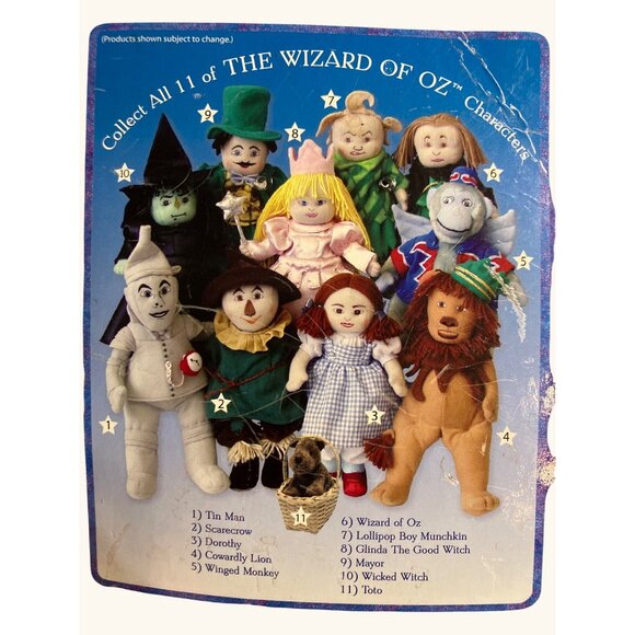 Dorothy Wizard Of Oz 14" Plush Doll By Sugar Loaf With Gingham Dress & Red Shoes - Picture 12 of 12